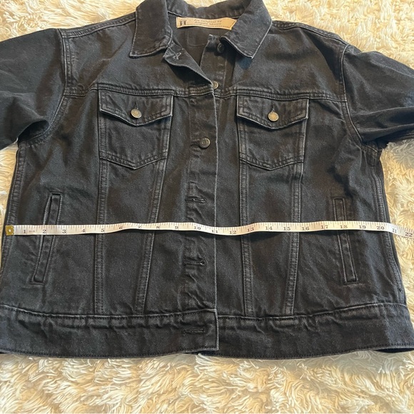 Harley-Davidson Up-Cycled Luck Of The Irish Black Denim Jacket Women’s Large - Picture 8 of 8